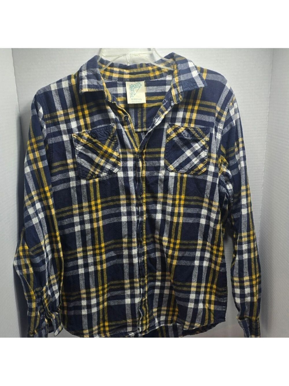 Plaid Button Down Shirt for Kids